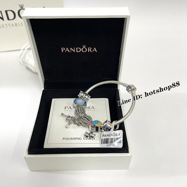 潘多拉手鏈手鐲 Pandora官網同款2022新款頂級銀手鐲 zgb1614